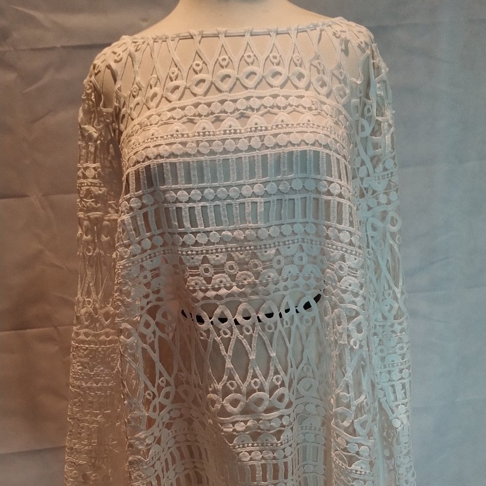 ELOQUII- Plus Size Lace Top